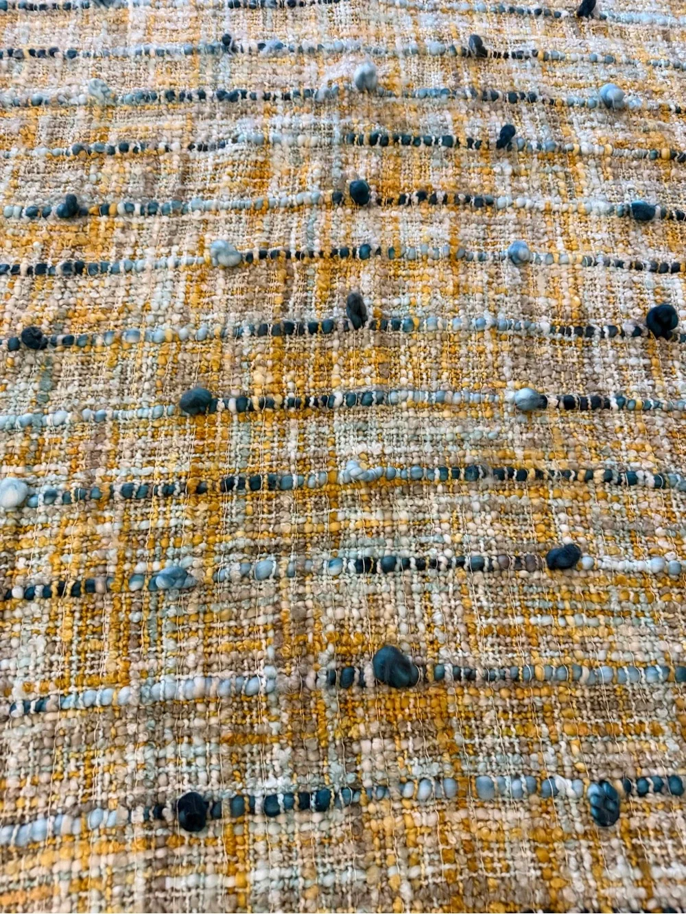 2 Loloi Chunky Knit Woven Throw Blankets Teal Blue Gold Yellow Gray Fringe